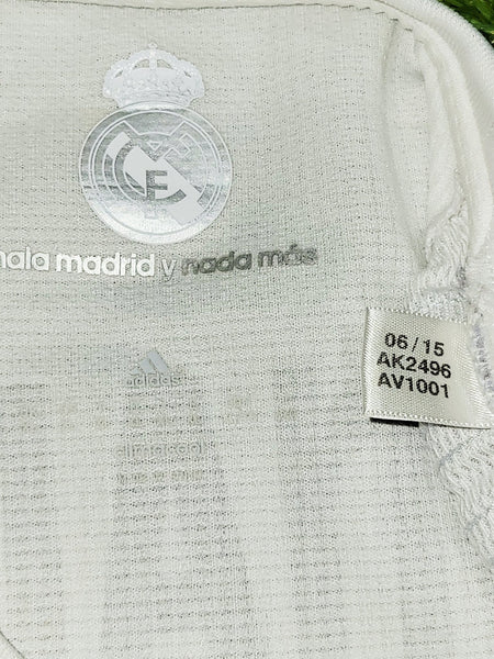 Cristiano Ronaldo Real Madrid 2015 2016 UEFA Home Soccer Jersey Shirt XL SKU# AK2496 Adidas