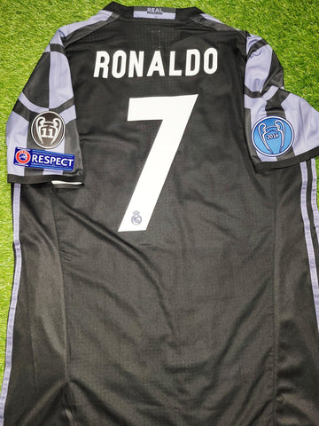 Cristiano Ronaldo Real Madrid 2016 2017 PLAYER ISSUE ADIZERO Third Soccer Jersey Shirt XL SKU# AI5138 Adidas