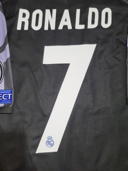 Cristiano Ronaldo Real Madrid 2016 2017 PLAYER ISSUE Third Jersey Shirt Camiseta M SKU# AI5138 Adidas