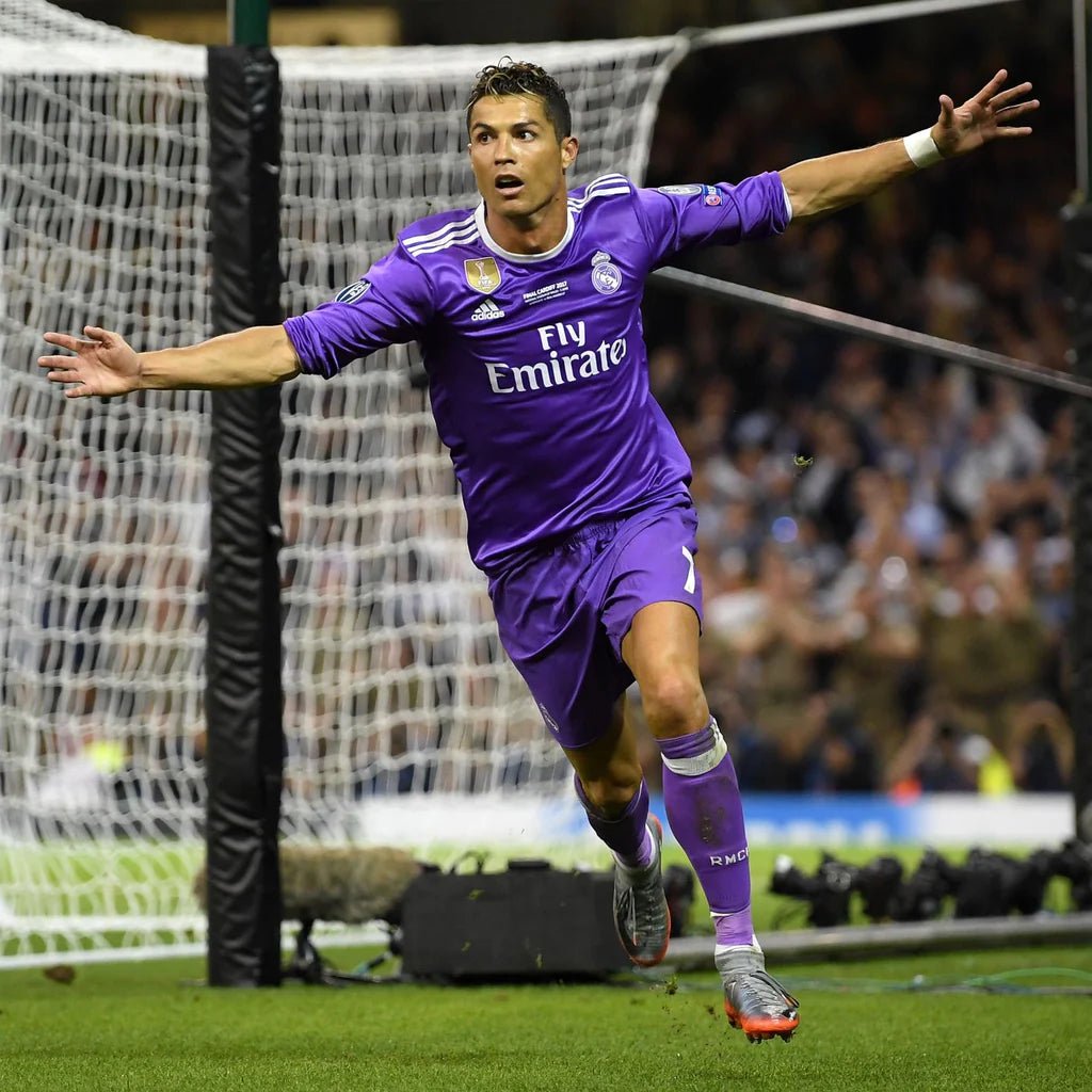 ronaldo real madrid purple jersey