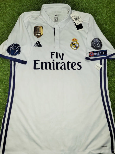Cristiano Ronaldo Real Madrid 2016 2017 UEFA Home PLAYER ISSUE Jersey Shirt BNWT XL SKU# AI5171 Adidas