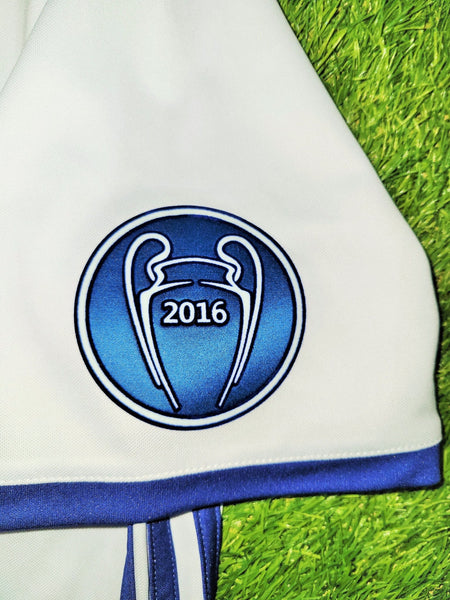 Cristiano Ronaldo Real Madrid 2016 2017 UEFA Home Soccer Jersey Shirt BNWT L SKU# AI5187 Adidas