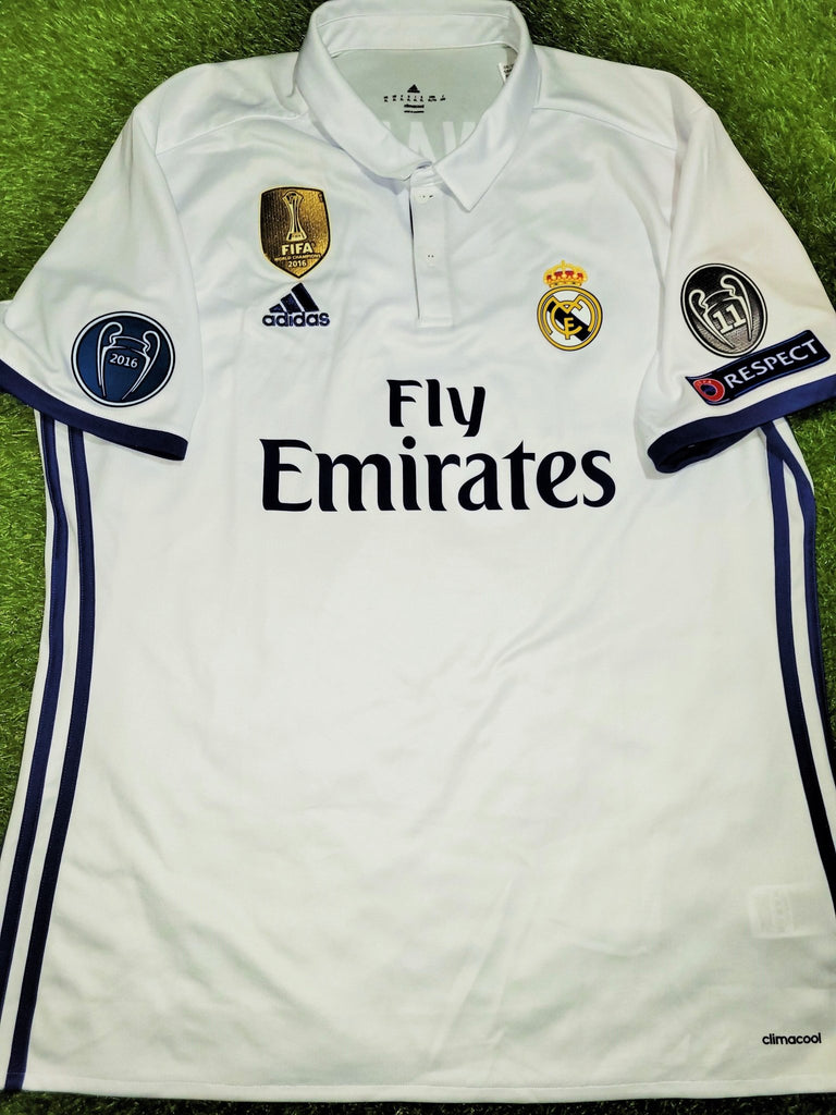 Cristiano Ronaldo Real Madrid 2016 2017 UEFA Home Soccer Jersey