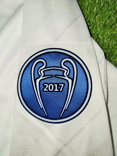 Cristiano Ronaldo Real Madrid 2017 2018 LAST GAME UEFA FINAL Long Sleeve Soccer Jersey Shirt L SKU# B31106 Adidas