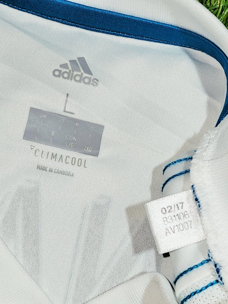 Cristiano Ronaldo Real Madrid 2017 2018 LAST GAME UEFA FINAL Long Sleeve Soccer Jersey Shirt L SKU# B31106 Adidas