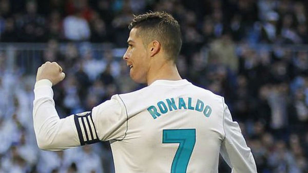 Cristiano Ronaldo Real Madrid 2017 2018 Long Sleeve Soccer Jersey Shirt L SKU# B31106 Adidas