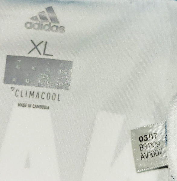 Cristiano Ronaldo Real Madrid 2017 2018 Soccer Jersey Shirt XL SKU# B31109 Adidas
