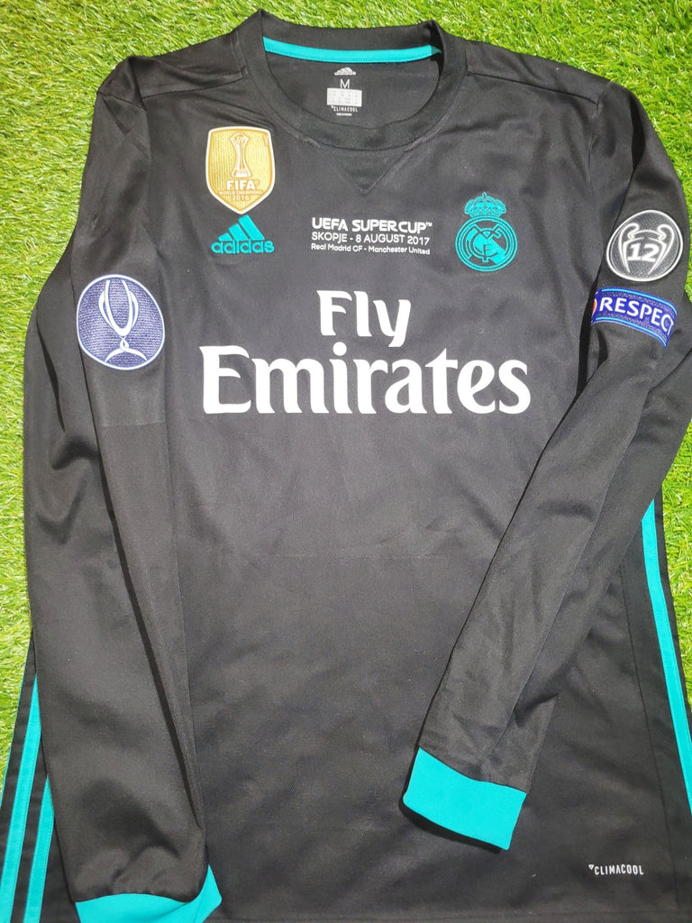 Cristiano Ronaldo Real Madrid 2017 2018 UEFA CUP FINAL Long Slee – foreversoccerjerseys