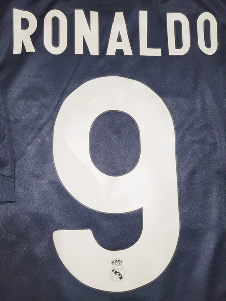 Cristiano Ronaldo Real Madrid Away Navy DEBUT SEASON 2009 2010 Jersey Shirt Camiseta E84339 AV1001 M Adidas