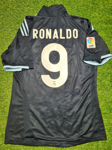 Cristiano Ronaldo Real Madrid Away Navy DEBUT SEASON 2009 2010 Jersey Shirt Camiseta E84339 AV1001 M Adidas