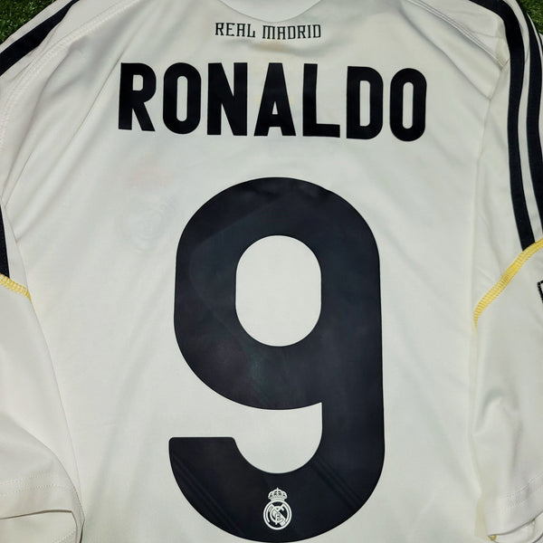 Cristiano Ronaldo Real Madrid DEBUT SEASON 2009 2010 Jersey Shirt Camiseta XL SKU# E84352 foreversoccerjerseys