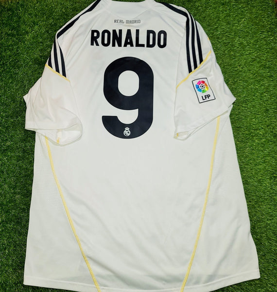 Cristiano Ronaldo Real Madrid DEBUT SEASON 2009 2010 Jersey Shirt Camiseta XL SKU# E84352 foreversoccerjerseys