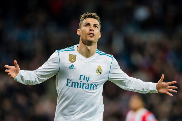 Cristiano Ronaldo Real Madrid Home 2017 2018 LAST SEASON ADIZERO PLAYER ISSUE Jersey Shirt XL SKU# B31097 Adidas