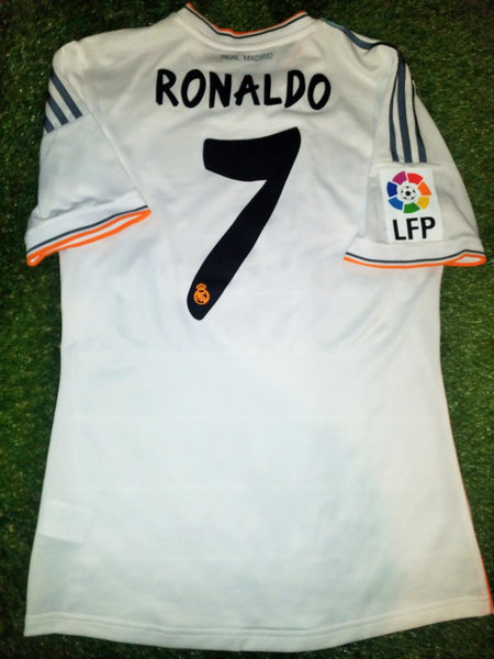 Cristiano Ronaldo Real Madrid MATCH WORN 2013 2014 Jersey Camiseta Shirt L SKU# Z29369 foreversoccerjerseys