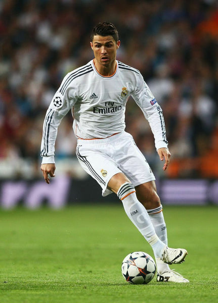 Cristiano Ronaldo Real Madrid UEFA 2013 2014 Jersey Camiseta Shirt Maglia L - foreversoccerjerseys