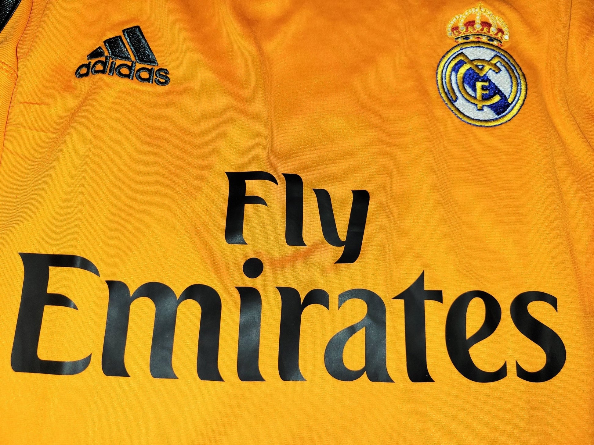 Cristiano Ronaldo Real Madrid UEFA 2013 2014 Third Soccer Jersey Shirt M SKU# Z29454 Adidas