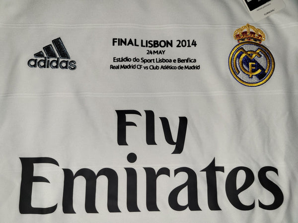 Cristiano Ronaldo Real Madrid UEFA FINAL 2013 2014 Jersey Camiseta Shirt BNWT XL SKU# G81098 Adidas