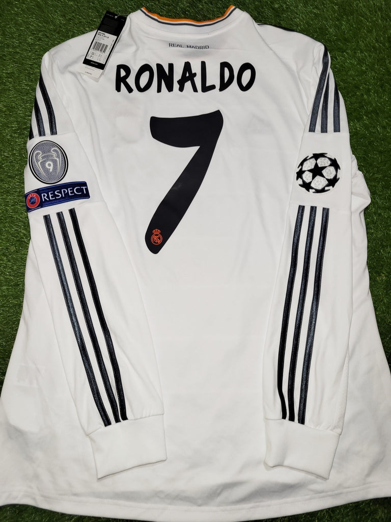 Contract Overblijvend Leerling Cristiano Ronaldo Real Madrid UEFA FINAL 2013 2014 Jersey Camiseta Shi –  foreversoccerjerseys