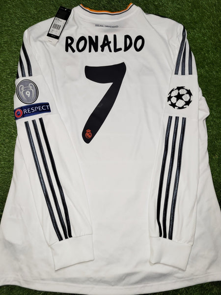 Cristiano Ronaldo Real Madrid UEFA FINAL 2013 2014 Jersey Camiseta Shirt BNWT XL SKU# G81098 Adidas