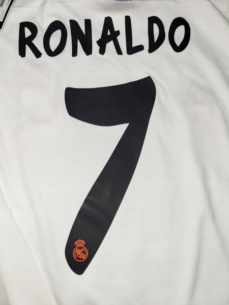 Cristiano Ronaldo Real Madrid UEFA FINAL 2013 2014 Jersey Camiseta Shirt BNWT XL SKU# G81098 Adidas