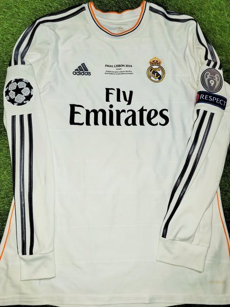 Cristiano Ronaldo Real Madrid UEFA FINAL 2013 2014 Soccer Jersey Shirt L SKU# G81098 Adidas