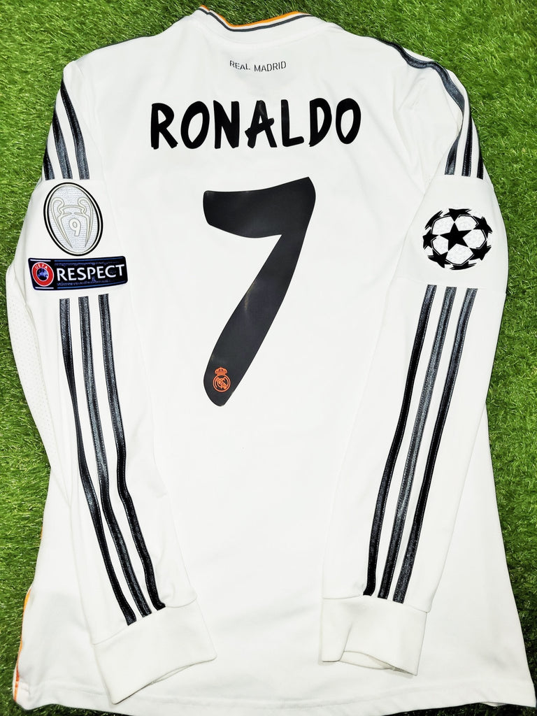 Cristiano Ronaldo Real Madrid UEFA FINAL 2013 2014 Soccer Jersey Shirt M SKU# G81098 Adidas