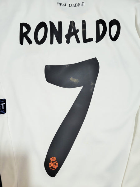 Cristiano Ronaldo Real Madrid UEFA FINAL 2013 2014 Soccer Jersey Shirt M SKU# G81098 Adidas