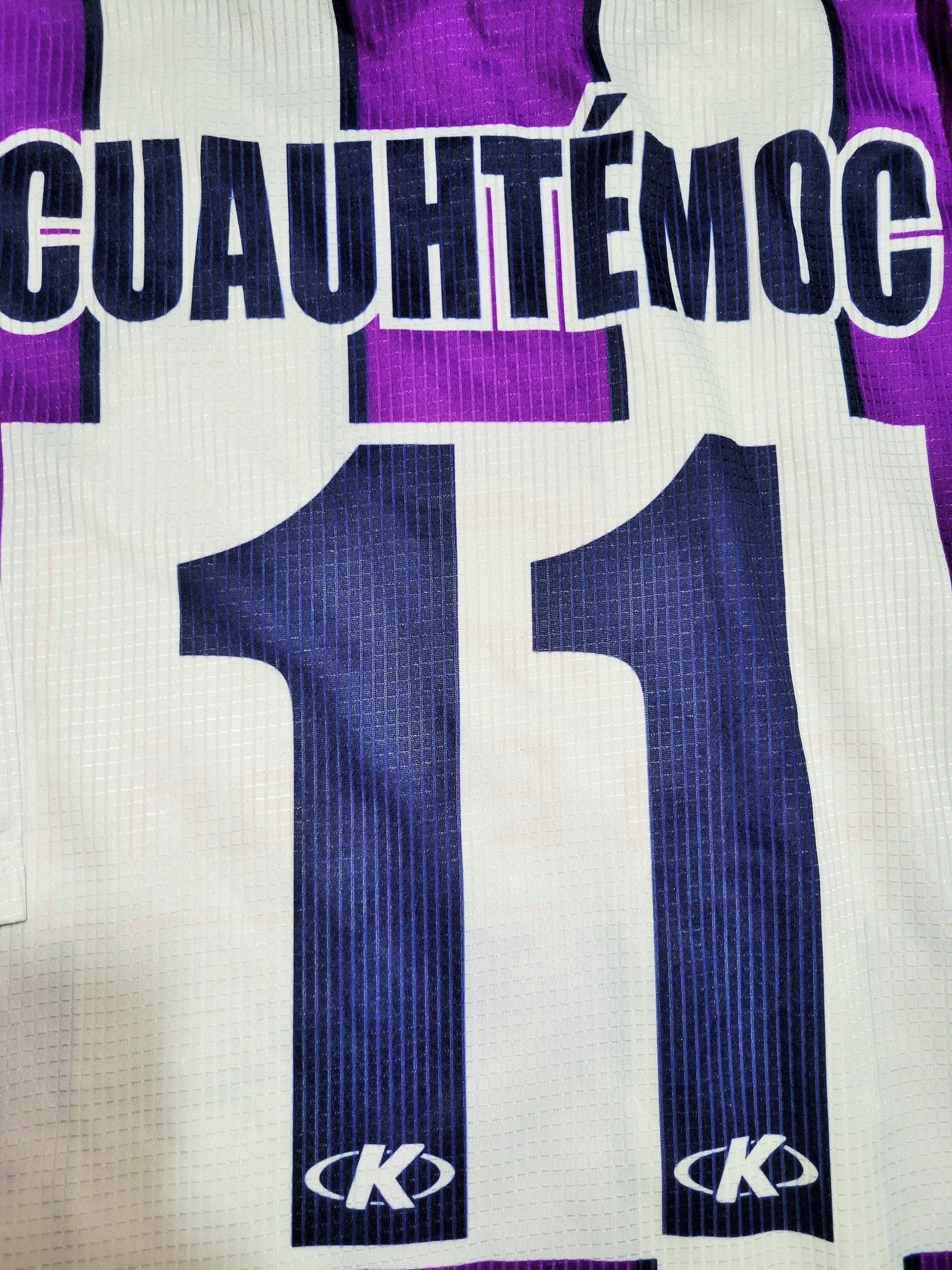 Cuauhtemoc Blanco Real Valladolid Kelme PLAYER ISSUE DEBUT 2000 2001 Home Soccer Jersey Shirt Camiseta L Kelme