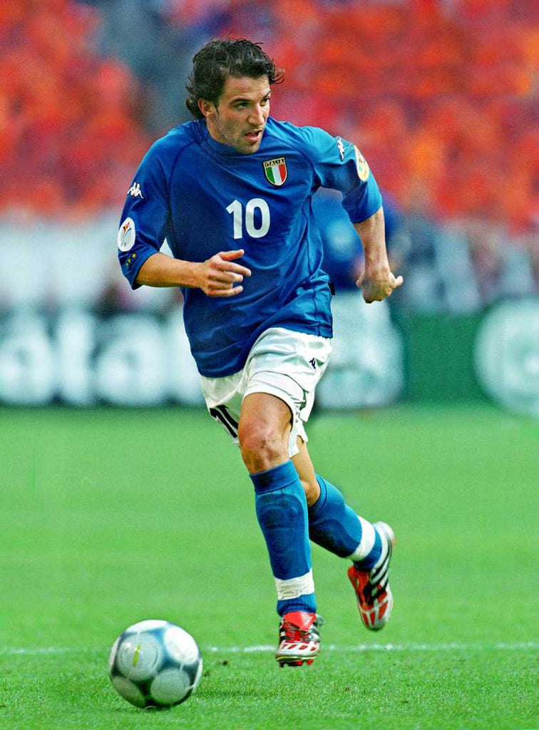 Del Piero Italy Kappa 2000 EURO CUP Home Jersey Shirt L