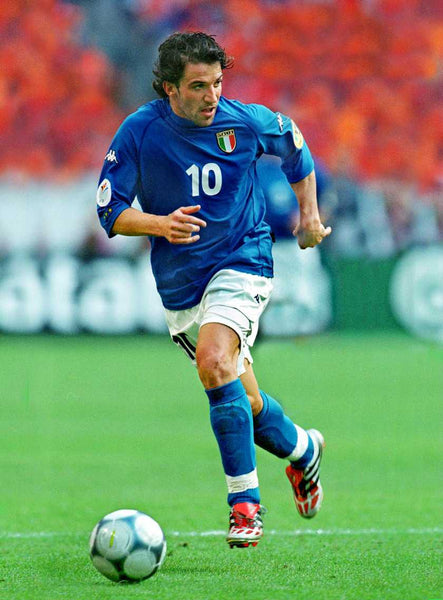 Del Piero Italy Kappa 2000 EURO CUP Home Jersey Shirt L foreversoccerjerseys