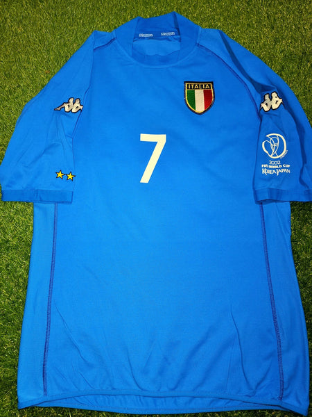 Del Piero Italy Kappa 2002 WORLD CUP Home Jersey Shirt Maglia XL foreversoccerjerseys