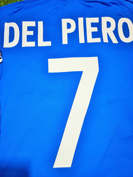 Del Piero Italy Kappa 2002 WORLD CUP Home Jersey Shirt Maglia XL foreversoccerjerseys