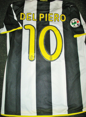 Del Piero Juventus 2008 2009 MATCH WORN Jersey Shirt Maglia - foreversoccerjerseys