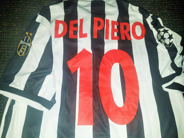 Del Piero Juventus MATCH WORN UEFA 1998 1999 Jersey Shirt Maglia Indossata - foreversoccerjerseys