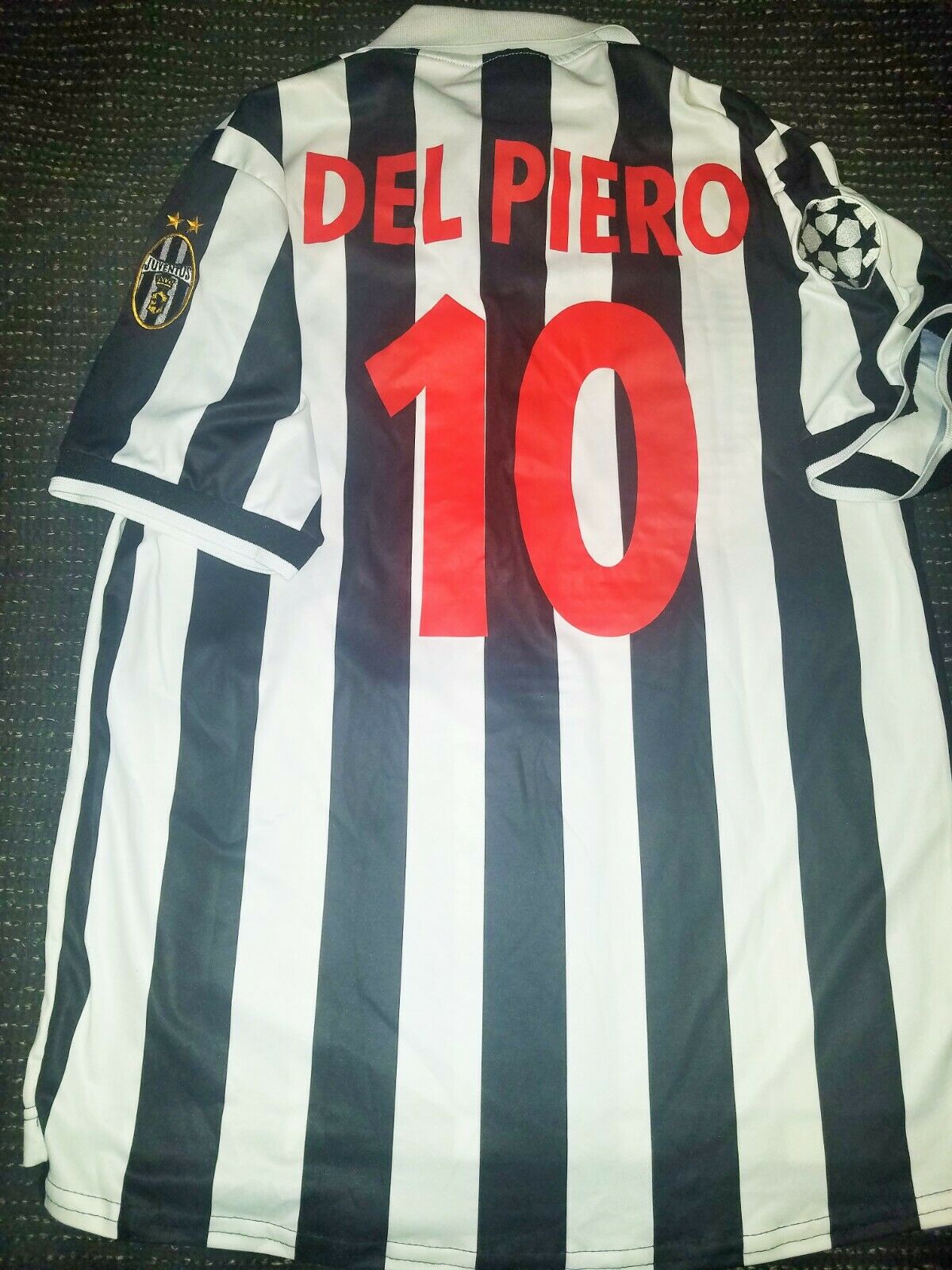 JUVENTUS 2003 2004 AWAY DEL PIERO 10 LONG SLEEVE SERIE A SHIRT Excellent L