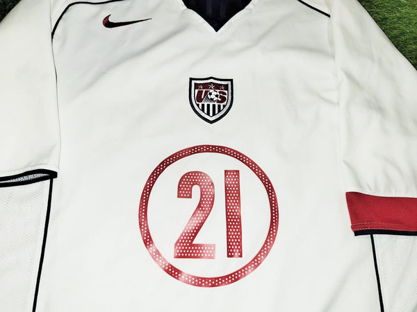 Donovan United States USA Nike Home 2004 Jersey Shirt L foreversoccerjerseys