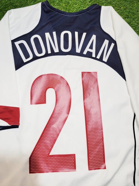 Donovan United States USA Nike Home 2004 Jersey Shirt L foreversoccerjerseys