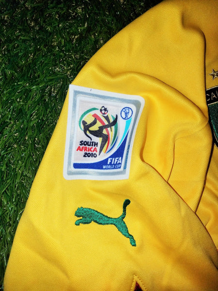 Eto'o Cameroon Puma 2010 WORLD CUP Away Jersey Shirt Camiseta M foreversoccerjerseys