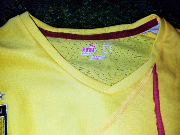 Eto'o Cameroon Puma 2010 WORLD CUP Away Jersey Shirt Camiseta M foreversoccerjerseys