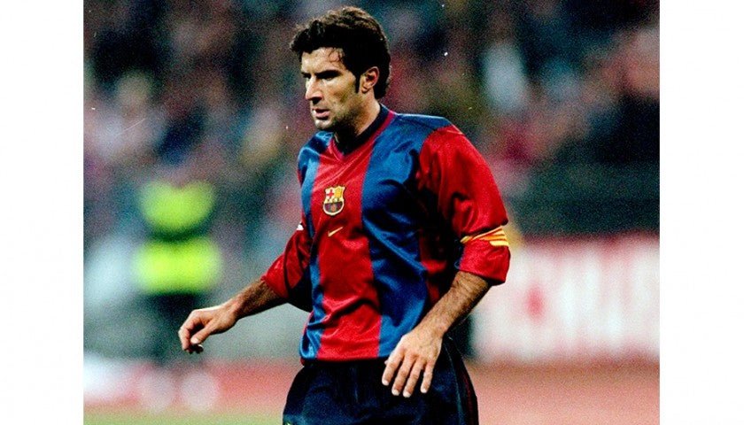 FC Barcelona 99/00.00/01 アウェー Lサイズ FIGO FIGO BARCELONA 1998-99 NIKE HOME SHIRT JERSEY NEW WITH TAGS