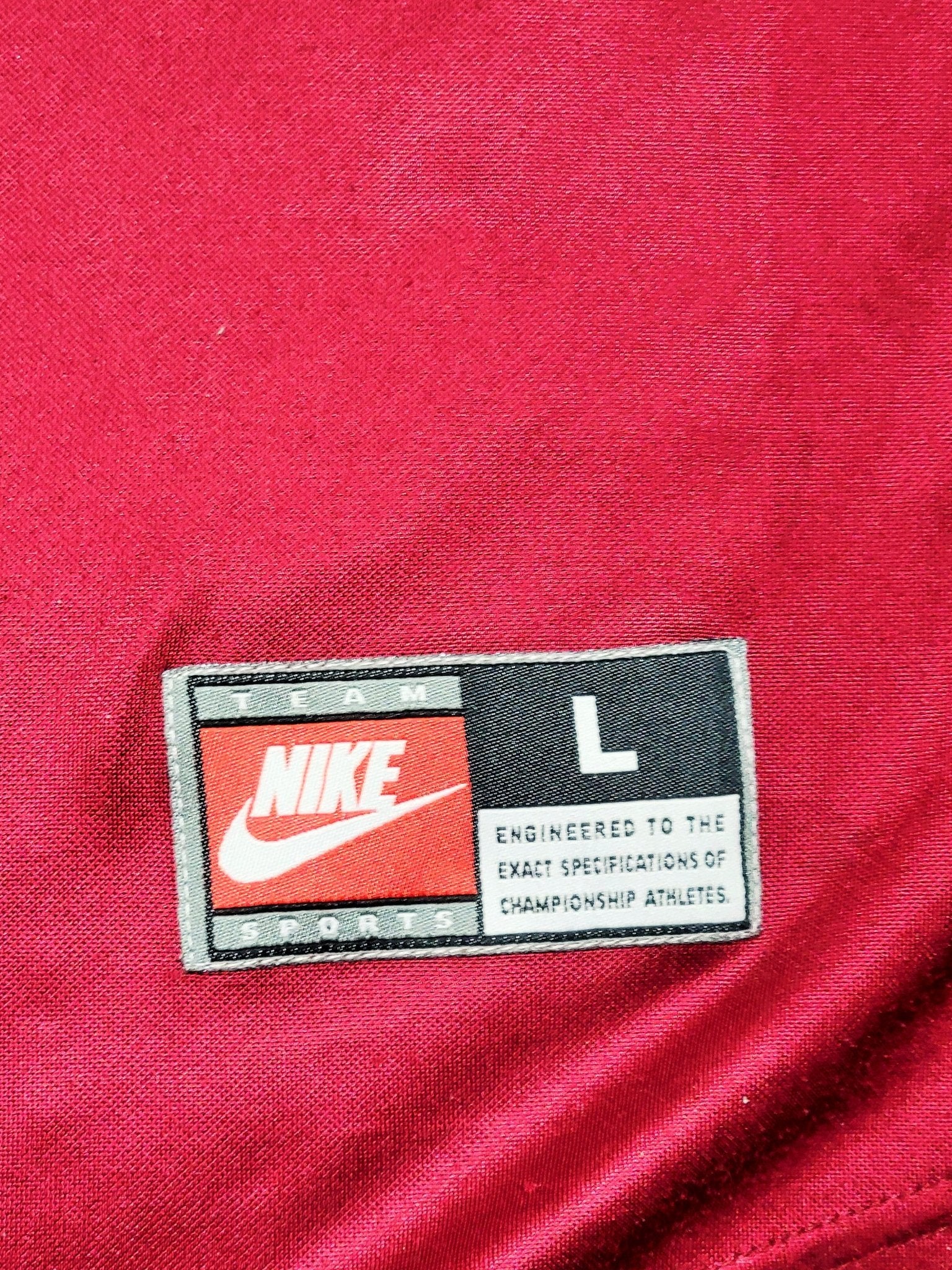 Figo Portugal 1998 Nike Home Soccer Jersey Shirt L Nike