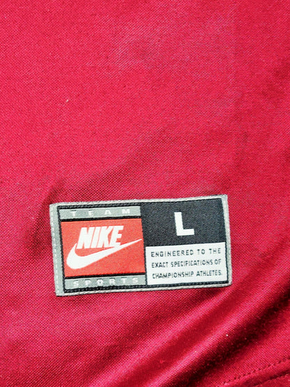 Figo Portugal 1998 Nike Home Soccer Jersey Shirt L Nike