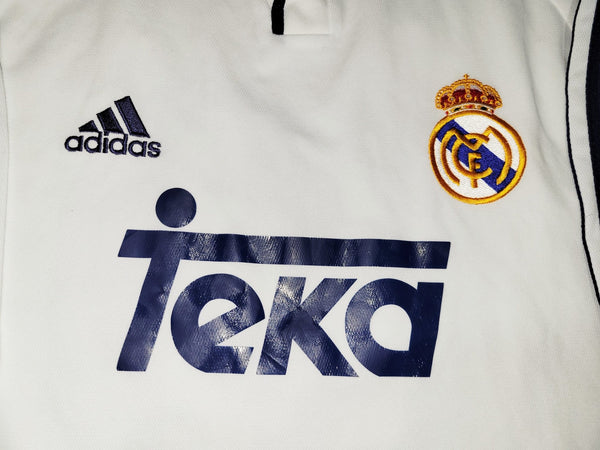 Figo Real Madrid 2000 2001 Soccer Jersey Shirt L SKU# 685331 Adidas