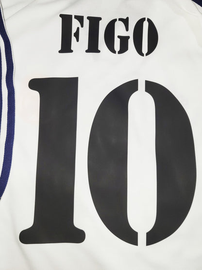 Figo Real Madrid 2000 2001 Soccer Jersey Shirt L SKU# 685331 Adidas