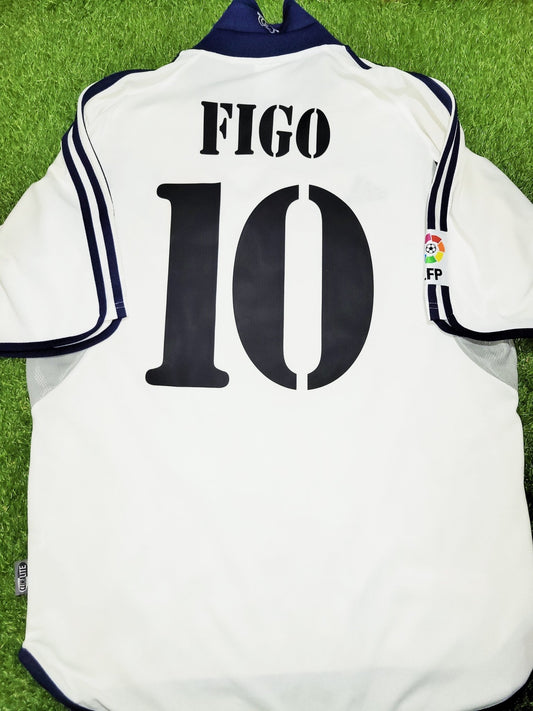 Figo Real Madrid 2000 2001 Soccer Jersey Shirt M SKU# 685331 Adidas