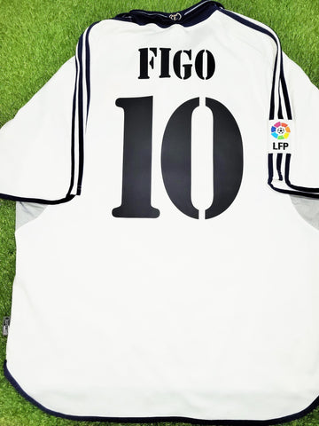 Figo Real Madrid 2000 2001 Soccer Jersey Shirt XL SKU# 685331 Adidas