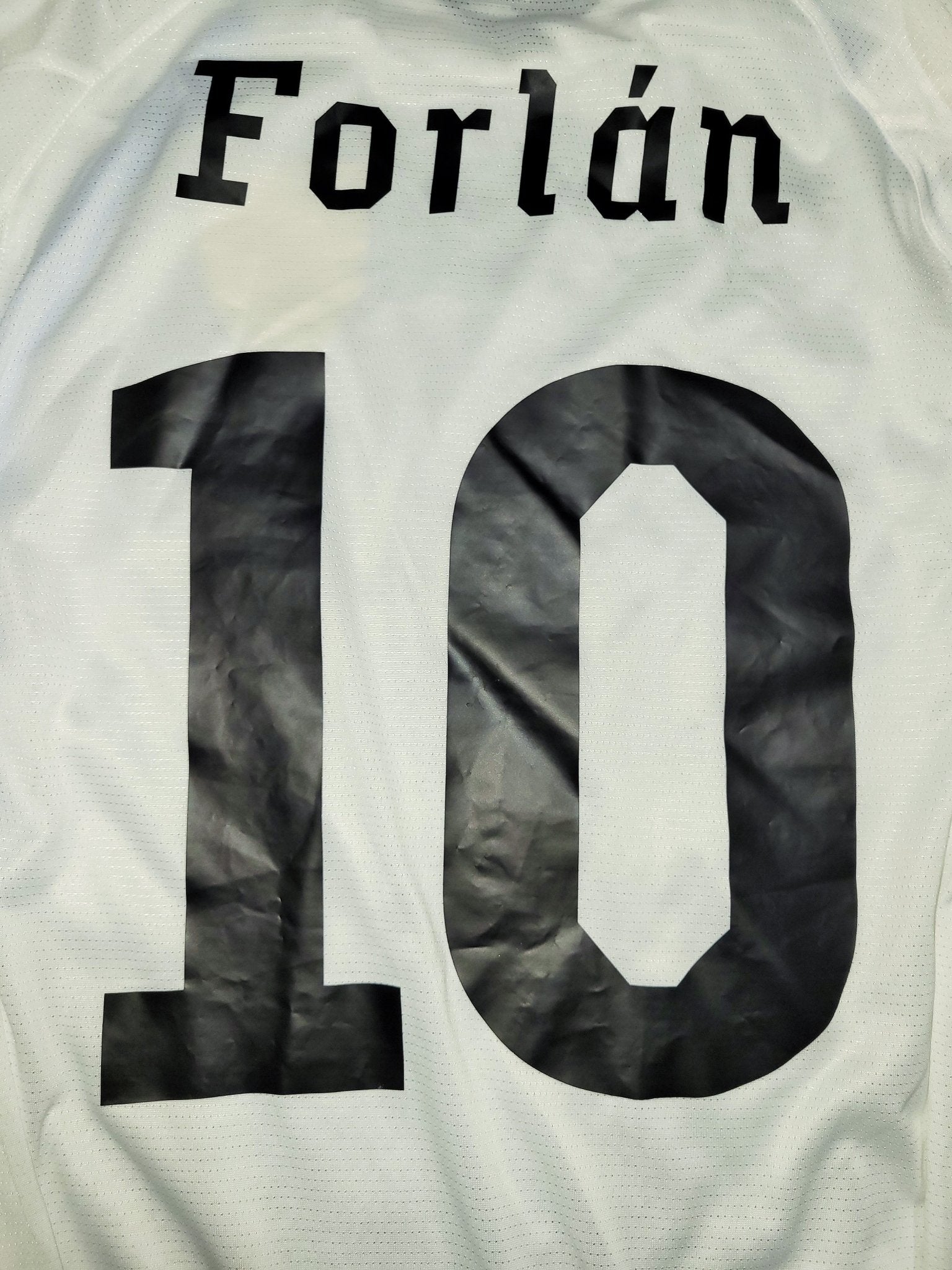 Forlan Uruguay Puma 2010 WORLD CUP Away Soccer Jersey M