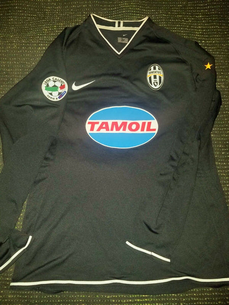 Giovinco Juventus 2006 2007 MATCH WORN Black Jersey Shirt Maglia M - foreversoccerjerseys