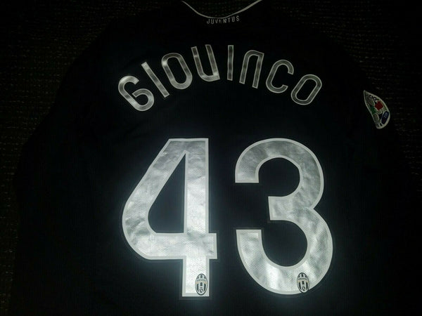 Giovinco Juventus 2006 2007 MATCH WORN Black Jersey Shirt Maglia M - foreversoccerjerseys