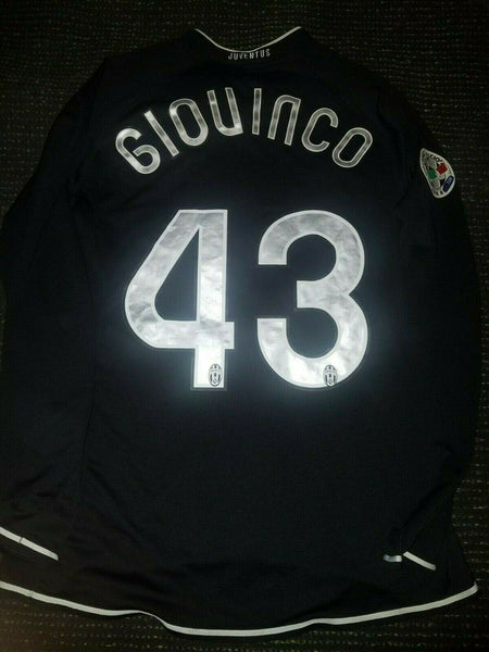 Giovinco Juventus 2006 2007 MATCH WORN Black Jersey Shirt Maglia M - foreversoccerjerseys